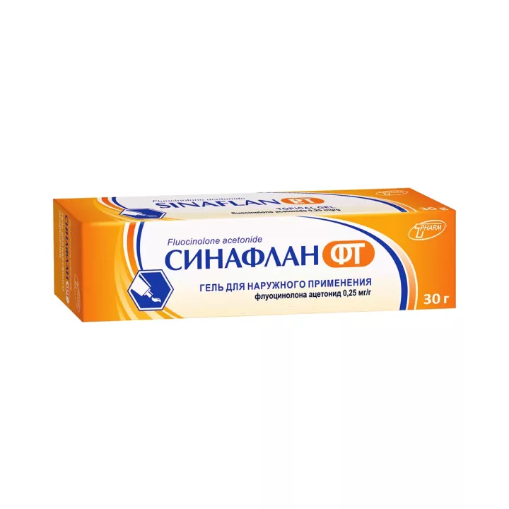 Синафлан ФТ 0,25 мг/г гель для наружного применения 30 г туба 1 шт