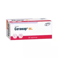 Сотакор 80 мг таблетки 30 шт