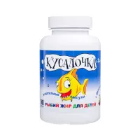 Кусалочка рыбий жир капсулы жевательные для детей 500 мг 90 шт Real Caps