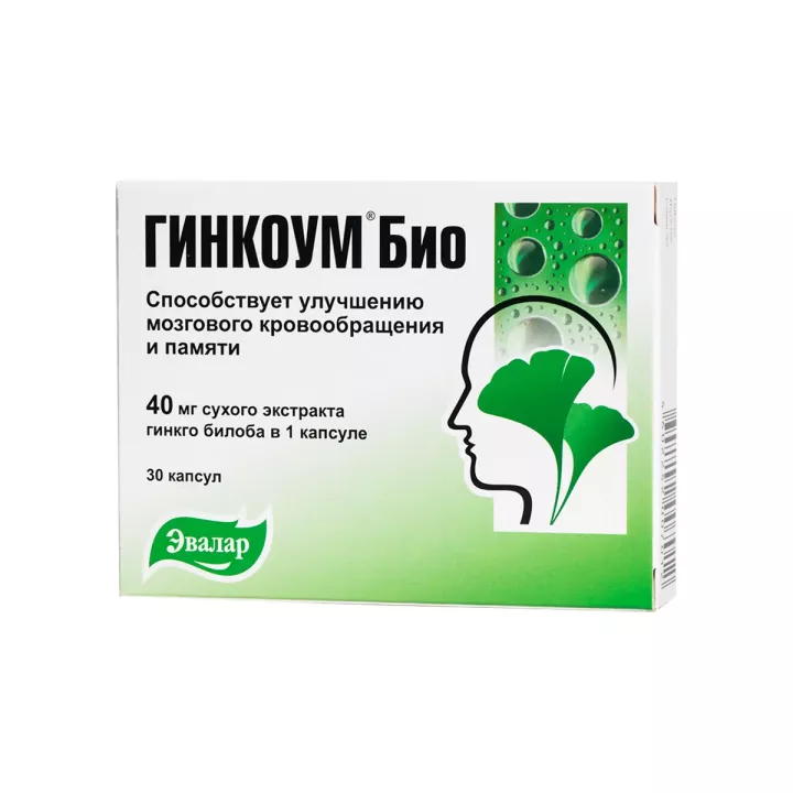 Гинкоум БИО капсулы 0,15 г 30 шт Эвалар