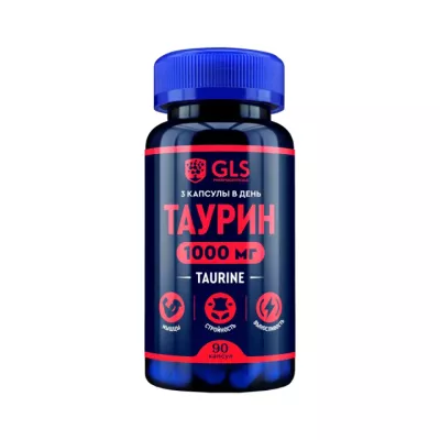 Таурин 1000 капсулы 400 мг 90 шт GLS
