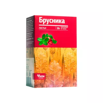 Брусника 50 г пакет 1 шт Фармгрупп