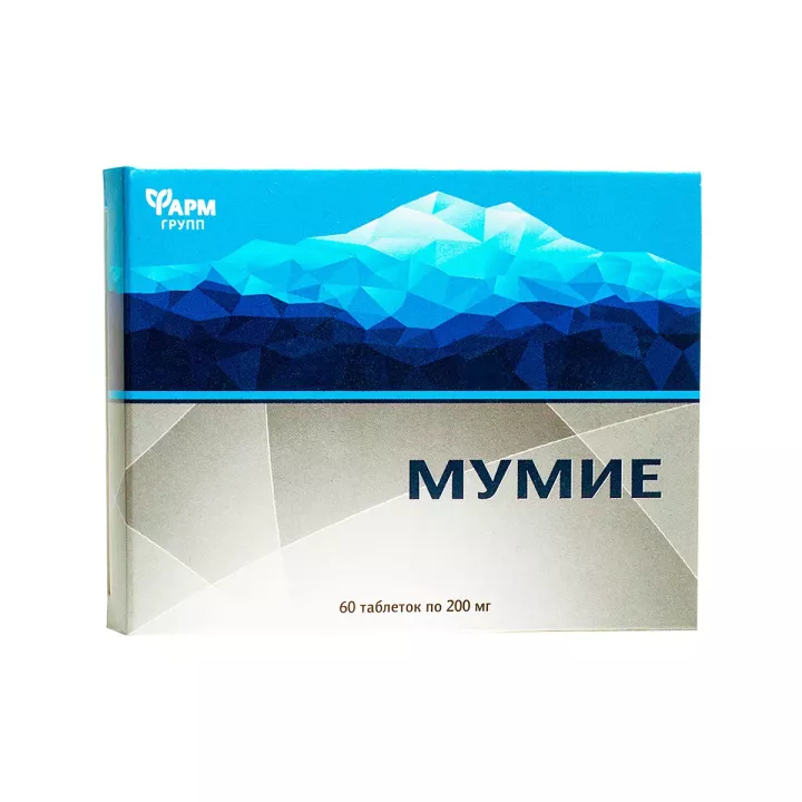 Мумие таблетки 0,2 г 60 шт Фармгрупп