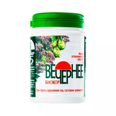 Вечернее Биокор таблетки 0,18 г 120 шт