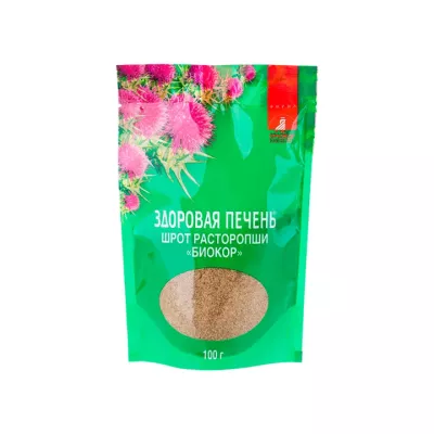Шрот расторопши Биокор гранулят 100 г пакет 1 шт