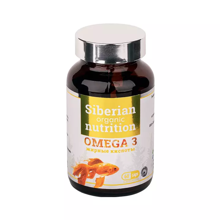 Рыбий жир Омега-3 капсулы 1000 мг 60 шт Siberian Organic Nutrition
