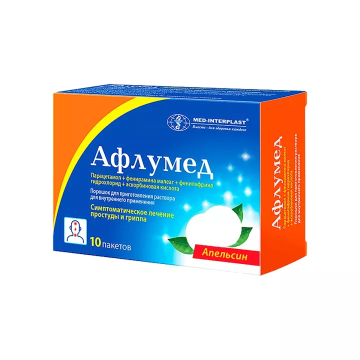 Афлумед с сорбитолом порошок для приготовления раствора для приема внутрь пакет 10 шт