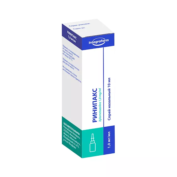 Ринипакс 1 мг/мл спрей назальный 10 мл флакон 1 шт