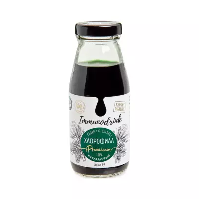 Immunodrink Хлорофилл хвойный жидкость 200 мл флакон 1 шт Bio National
