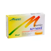 Мумие 0,2 г суппозитории ректальные 10 шт