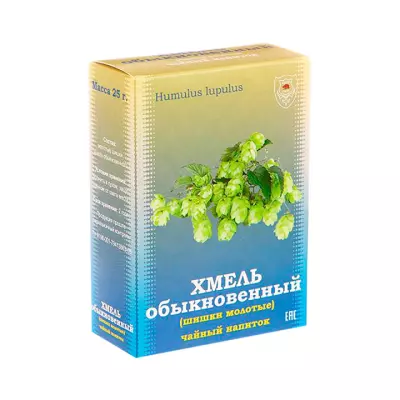 Чайный напиток Фитосила Хмель обыкновенный (шишки молотые) 25 г пачка 1 шт