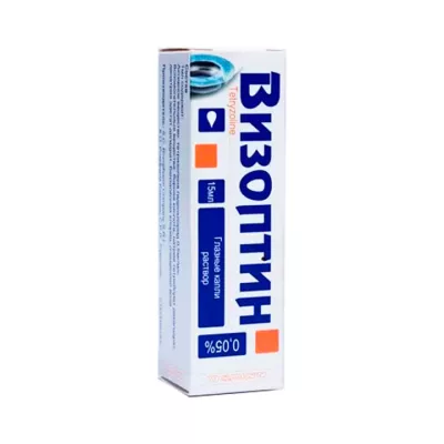 Визоптин 0,05 % капли глазные 15 мл флакон-капельница 1 шт