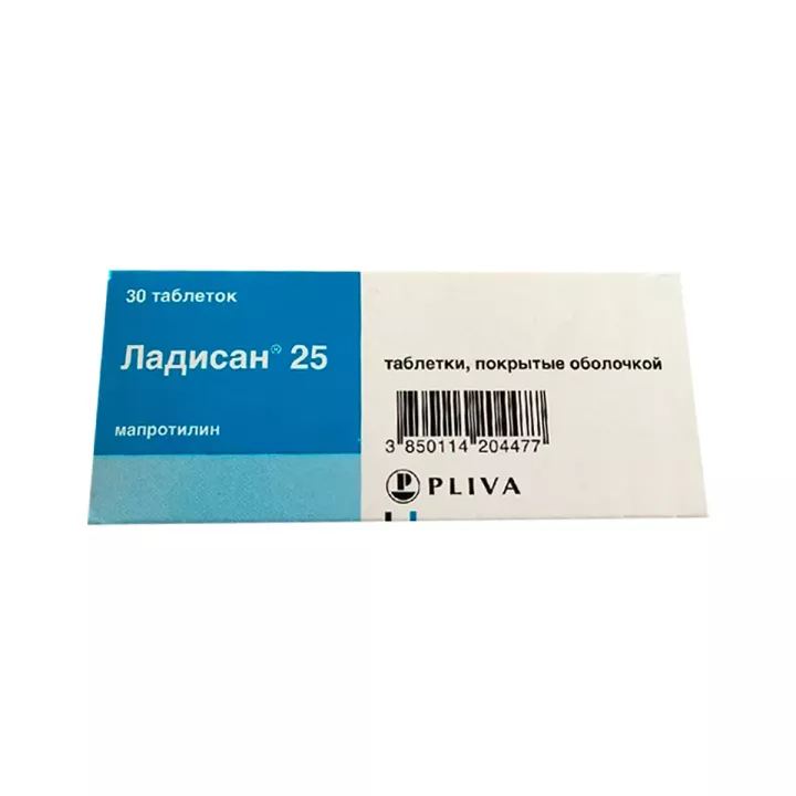 Ладисан 25 мг таблетки покрытые оболочкой 30 шт