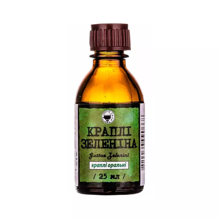 Зеленина капли-ЖФФ капли для приема внутрь 25 мл флакон-капельница 1 шт