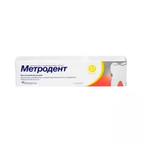 Метродент лимон гель стоматологический 20 г туба 1 шт