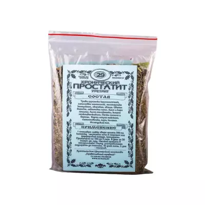 Чайный напиток №29 Хронический простатит 100 г пакет 1 шт Православный травник