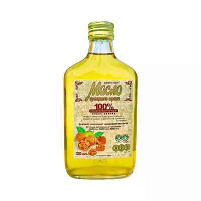 Грецкого ореха масло 250 мл флакон 1 шт Золото тайги