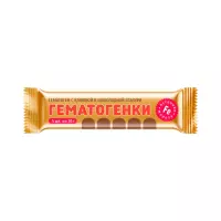 Гематогенки с клюквой в темной глазури плитка 10 г 5 шт Фармлэнд Био