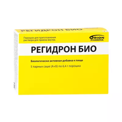 Регидрон Био порошок для приготовления раствора для приема внутрь 6,4 г саше а+б 5 шт Orion