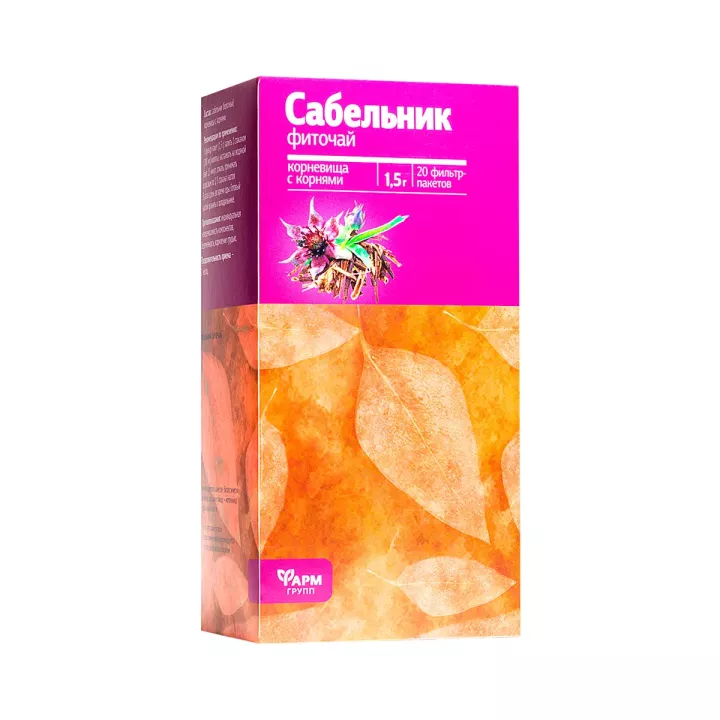 Фиточай Сабельник 1,5 г фильтр-пакет 20 шт Фармгрупп