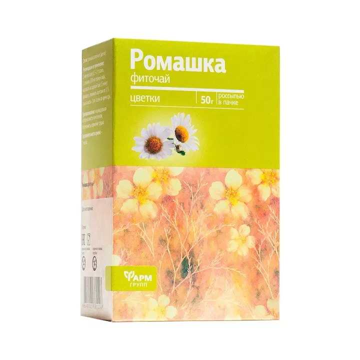 Фиточай Ромашка 50 г пакет 1 шт Фармгрупп