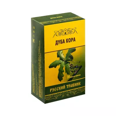 Дуба кора серии Русский травник 1,5 г фильтр-пакет 20 шт Здоровье Health