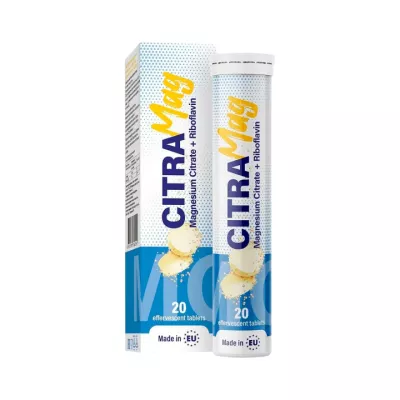 ЦитраМаг Магния цитрат + рибофлавин таблетки шипучие 4 г 20 шт CITRAMag