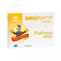 Рыбный жир капсулы 330 мг 100 шт БиоКонтур