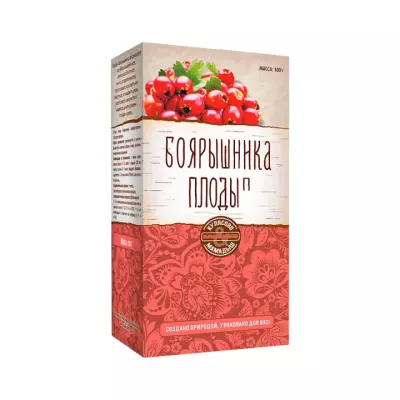 Боярышника плоды П 100 г пачка 1 шт Парафарм