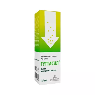 Гуттасил 7,5 мг/мл капли для приема внутрь 15 мл флакон-капельница 1 шт Miopharm