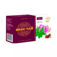 Чайный напиток Иван-чай с мятой и анисом 1,2 г фильтр-пакет 20 шт Fitorganic