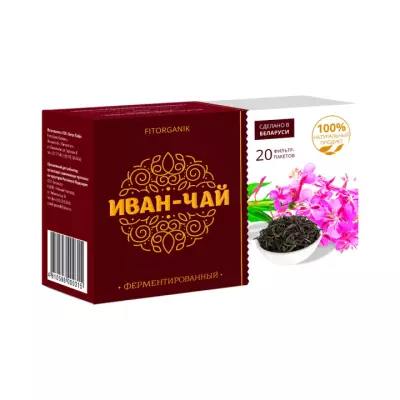 Чайный напиток Иван-чай ферментированный 1,2 г фильтр-пакет 20 шт Fitorganic
