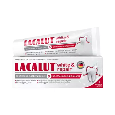 Lacalut White & Repair зубная паста 65 г туба 1 шт