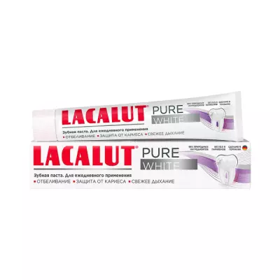 Lacalut Pure White зубная паста 75 мл туба 1 шт