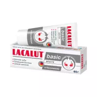 Lacalut Basic White зубная паста 65 г туба 1 шт