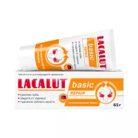 Lacalut Basic Repair зубная паста 65 г туба 1 шт