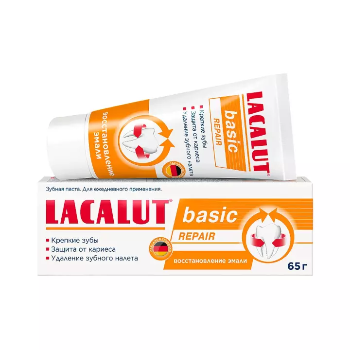 Lacalut Basic Repair зубная паста 65 г туба 1 шт