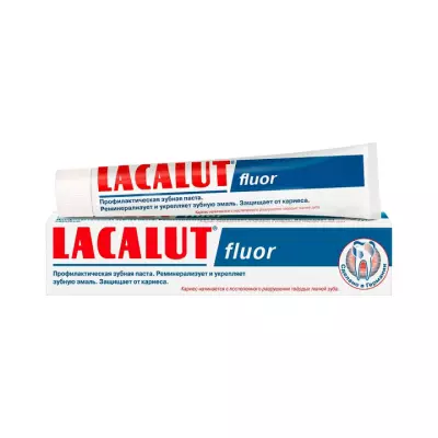 Lacalut Fluor зубная паста 75 мл туба 1 шт