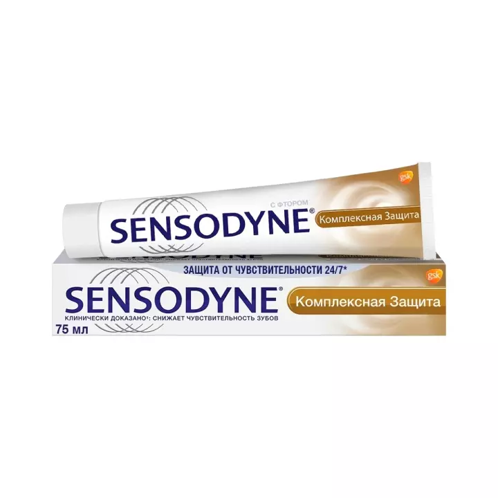 Sensodyne Комплексная защита зубная паста 75 мл туба 1 шт