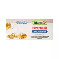 Фиточай №18 Почечный 1,5 г фильтр-пакет 20 шт Доктор Плюс