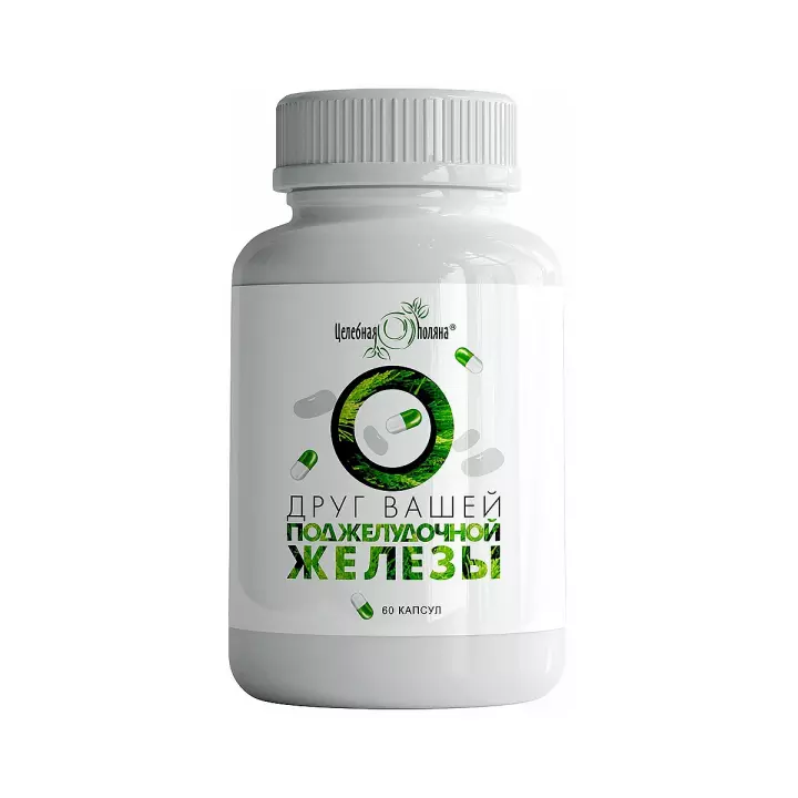 Целебная поляна Друг вашей поджелудочной железы капсулы 313 мг 60 шт