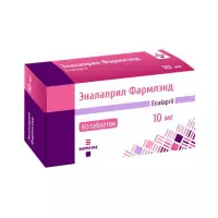 Эналаприл Фармлэнд 10 мг таблетки 60 шт