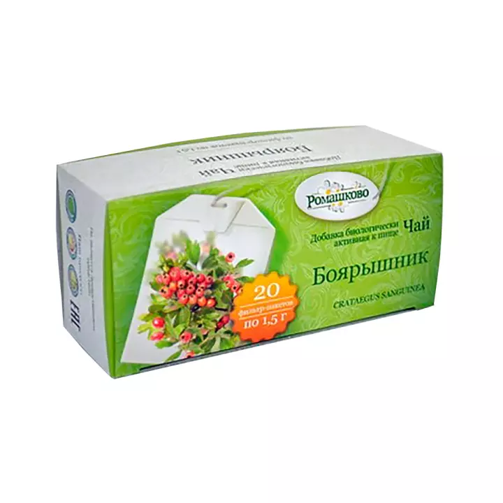 Боярышник чай 1,5 г фильтр-пакет 20 шт Ромашково
