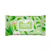 Lavan салфетки влажные детские с ароматом алоэ и зеленый чай 60 шт