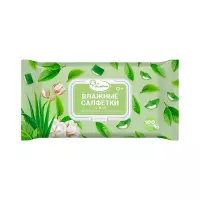 Lavan салфетки влажные детские с ароматом алоэ и зеленый чай 100 шт