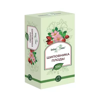 Шиповника плоды сырье растительное 100 г пачка 1 шт Целебная поляна
