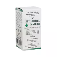 Зеленина капли для приема внутрь 25 мл флакон-капельница 1 шт