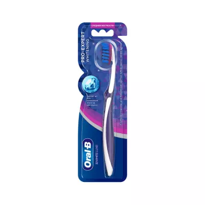 Oral-B 3D White Luxe Pro-Expert Whitening зубная щетка средней жесткости 1 шт