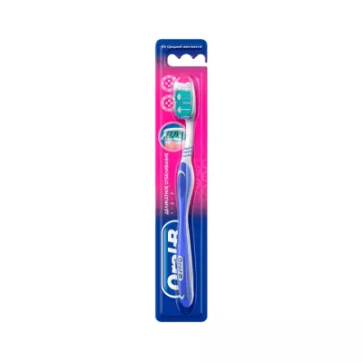Oral-B 3-Effect Деликатное отбеливание зубная щетка средней жесткости 1 шт