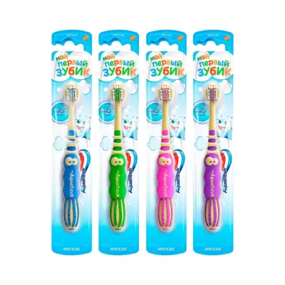 Aquafresh Мой первый зубик зубная щетка детская 1 шт